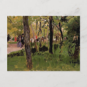 El Retiro, Madrid by Joaquín Sorolla Postcard