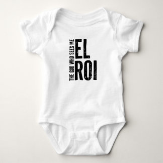 El Roi - The God Who Sees Me - Bible Quotes Gifts Baby Bodysuit