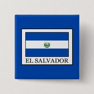 El Salvador 15 Cm Square Badge