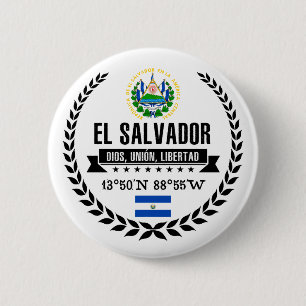 El Salvador 6 Cm Round Badge