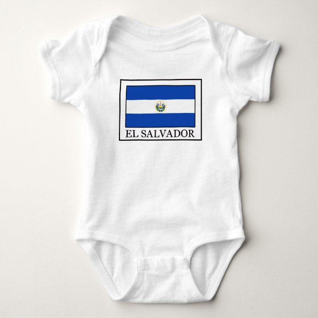 El Salvador Baby Bodysuit (Front)