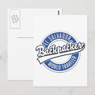 El Salvador backpacker world traveller Postcard