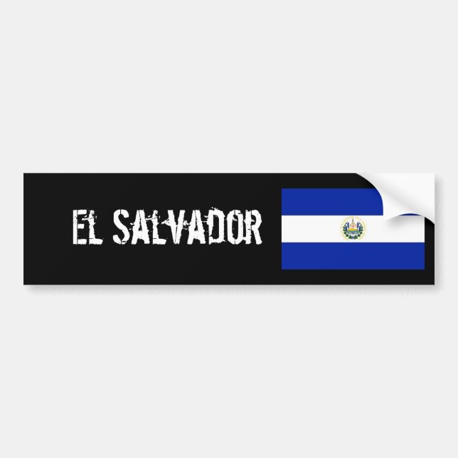 El Salvador bumper sticker (Front)