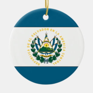 El Salvador Ceramic Tree Decoration