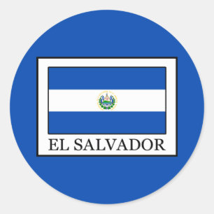 El Salvador Classic Round Sticker