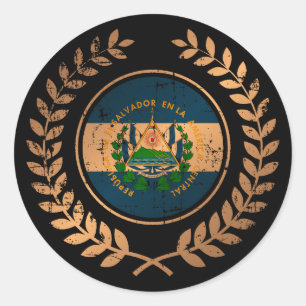 El Salvador Classic Round Sticker