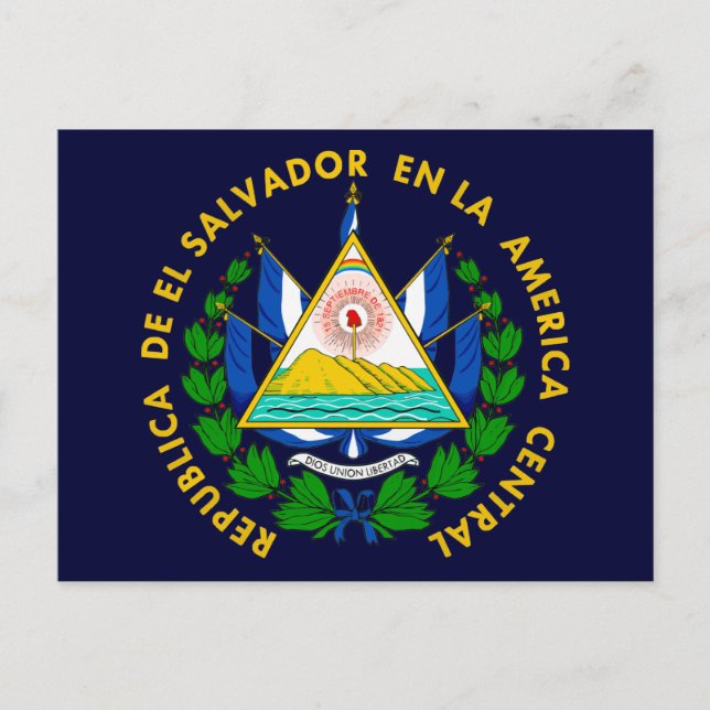 El Salvador COA Postcard (Front)