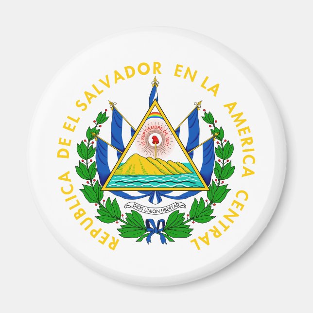 El Salvador coat of arms Magnet (Front)