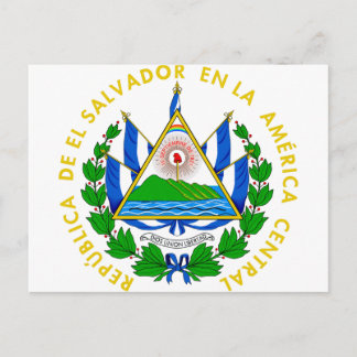 El Salvador Coat of Arms Postcard