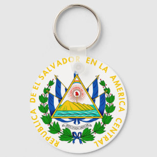 El Salvador Coat of arms SV Key Ring