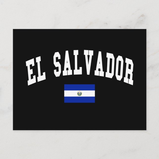 El Salvador College Style Postcard (Front)
