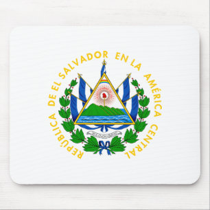 El Salvador country coat arms symbol emblem flag Mouse Mat