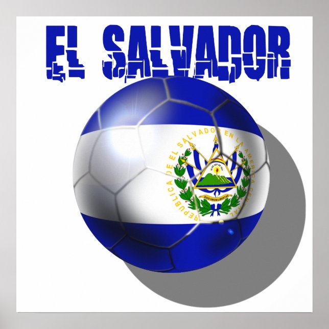 El salvador Cuscatlecos World Cup Soccer 2014 Poster (Front)