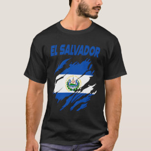El Salvador Fans Flag T-Shirt