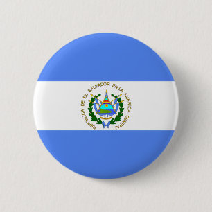 El Salvador Flag 6 Cm Round Badge