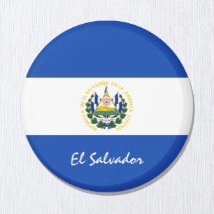 El Salvador flag & America - travel/sports fans Magnet
