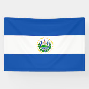 El Salvador Flag Banner