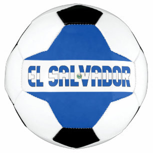 El Salvador Flag Bicolor Patriotic Football
