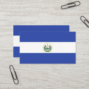 El Salvador flag Business Card
