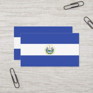 El Salvador flag Business Card