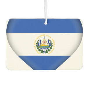 El Salvador Flag Car Air Freshener