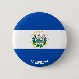 El Salvador Flag Charming Patriotic 6 Cm Round Badge
