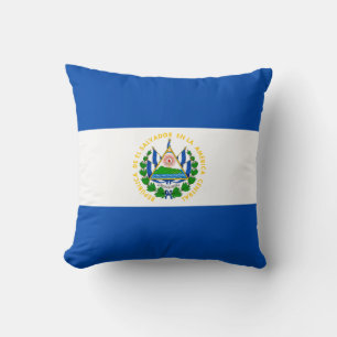 El Salvador Flag Cushion