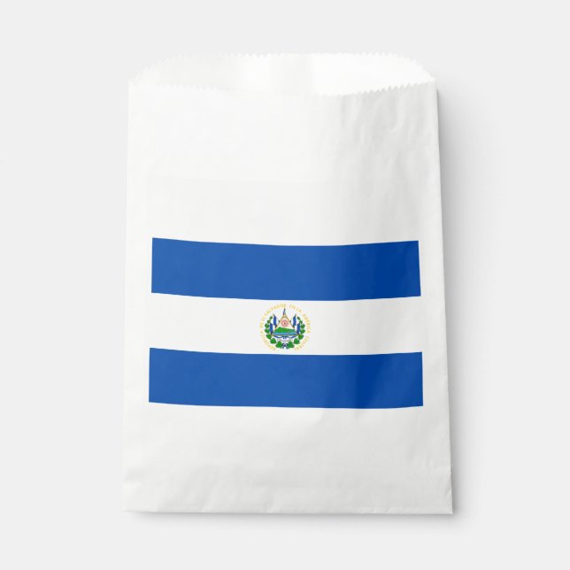 El Salvador Flag Favour Bags (Front)