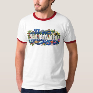 El Salvador Flag, Heritage, Culture & Tradition T-Shirt
