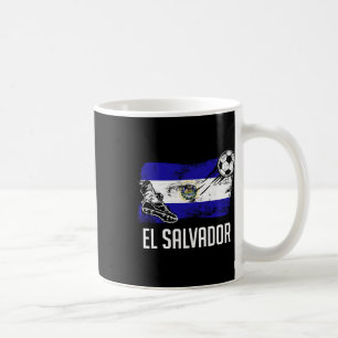 El Salvador Flag Jersey Salvadorean Soccer Team Sa Coffee Mug