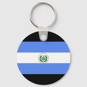 El Salvador Flag Key Ring