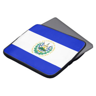 El Salvador flag Laptop Sleeve