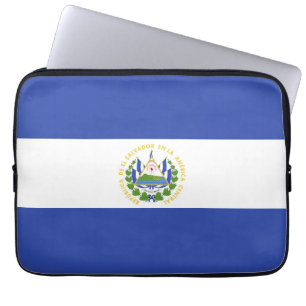 El Salvador flag Laptop Sleeve