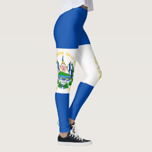 El Salvador Flag Leggings