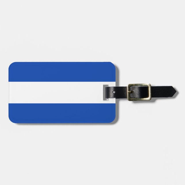 El Salvador flag Luggage Tag (Front Horizontal)