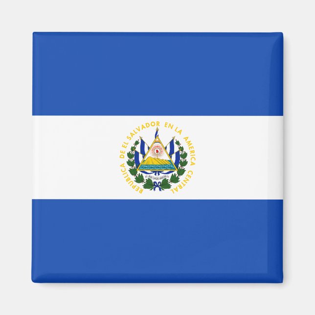 El Salvador Flag Magnet (Front)