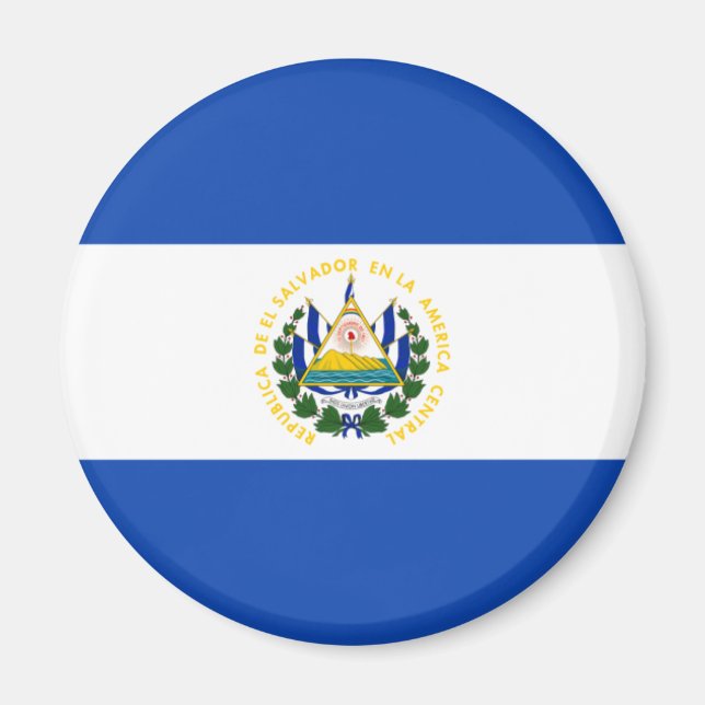 El Salvador Flag Magnet (Front)