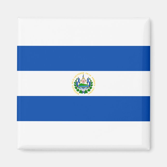 El Salvador Flag Magnet (Front)