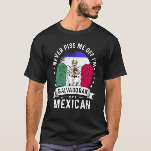El Salvador Flag Mexico Grown  Humour Citizen Prid T-Shirt