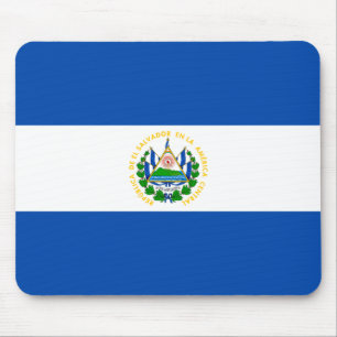 El Salvador Flag Mouse Mat