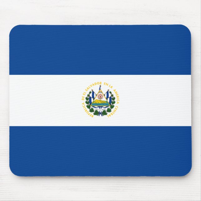 El Salvador Flag Mousepad (Front)