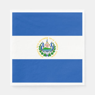 El Salvador Flag Napkin
