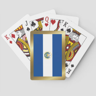 El Salvador Flag Playing Cards