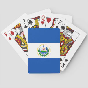 El Salvador Flag Playing Cards