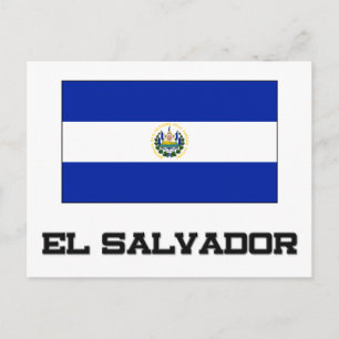 El Salvador Flag Postcard