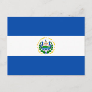 El Salvador Flag Postcard