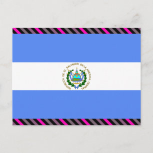 El Salvador Flag Postcard