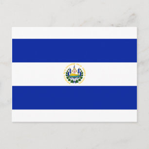 El Salvador Flag Postcard