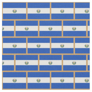 El Salvador Flag & Salvador fashion Fabric /sports