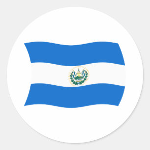 El Salvador Flag Sticker